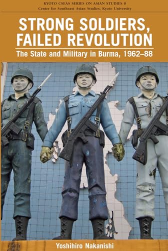 Book cover: soldiers with rifles stand before a map of Burma.