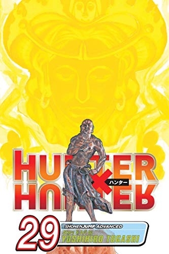 Hunter x Hunter volume 29 cover with a muscular figure in gold.