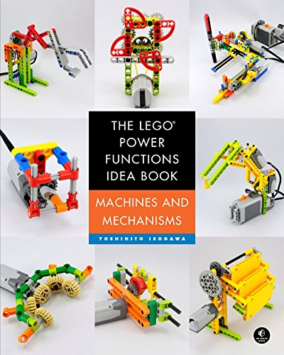 Book cover featuring colorful LEGO Power Functions machine designs.