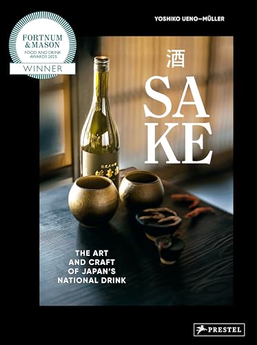 Book cover featuring a sake bottle, cups, and dried persimmons.