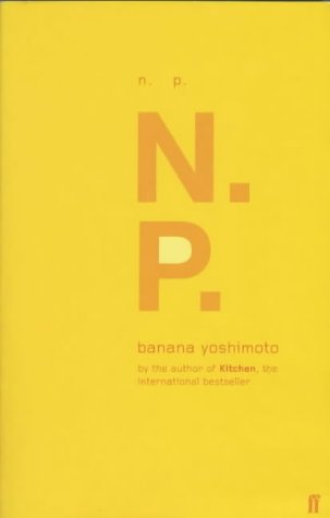 Yellow book cover with large, bold letters “N.P.” and author’s name.