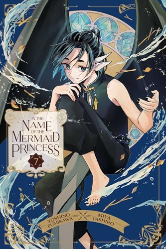Manga cover featuring a dark-haired character with elf-like ears surrounded by swirling water.