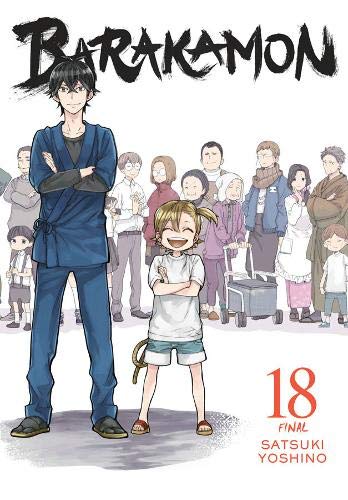 Cover of manga volume 18, *Barakamon*, featuring characters and large text.