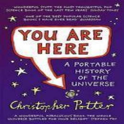 Book cover: "You Are Here" with red and white text on a dark purple background.