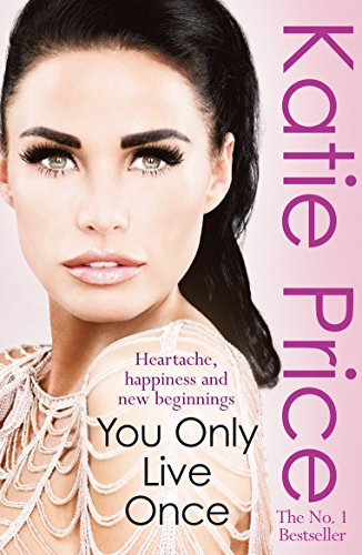 Book cover featuring Katie Price, with pink text and a portrait image.