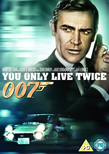 Sean Connery as James Bond holding a gun, DVD cover art.