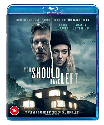 Blu-ray cover for "You Should Have Left" featuring Kevin Bacon and Amanda Seyfried.