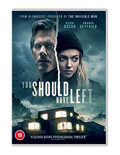 DVD cover for "You Should Have Left" featuring Kevin Bacon and Amanda Seyfried.