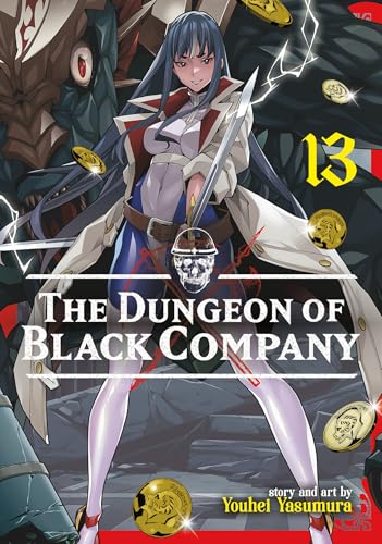 Book cover for "The Dungeon of Black Company Vol. 13" featuring a female warrior.