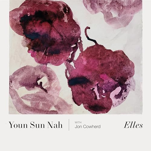 CD cover for Youn Sun Nah’s “Elles” featuring abstract floral watercolor.