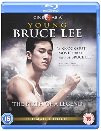Blu-ray case for "Young Bruce Lee" with a young man in a fighting stance.