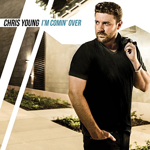 Chris Young album cover: portrait of a man in black, modern building backdrop.