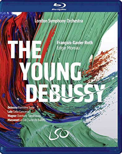 Blu-ray disc case cover with abstract red, green, and blue paint strokes and white text.
