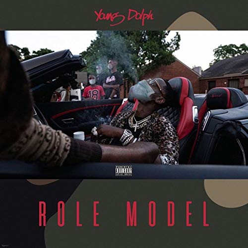 Young Dolph album cover: man in car with others nearby.