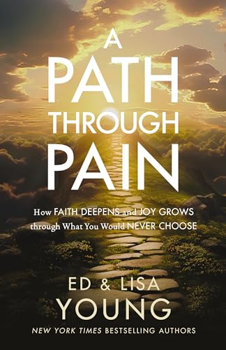 Book cover: stone path leading to light with title "Path Through Pain".