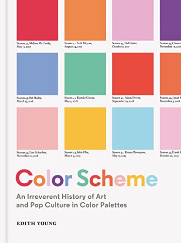 Book cover with a grid of colorful squares and bold title text.