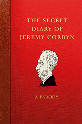 Red book cover with a sketched portrait of Jeremy Corbyn.