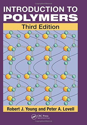 Book cover: "Introduction to Polymers, Third Edition" with molecular diagram.