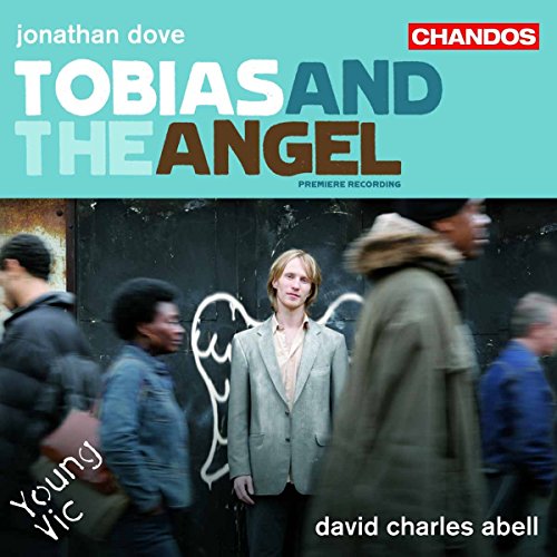 CD cover for "Tobias and the Angel" featuring blurred figures and wings.