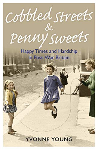 Book cover depicting children playing on a British street, post-war era.