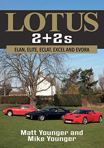 Book cover featuring three Lotus cars parked on a grassy field.