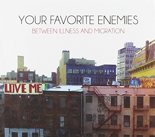 CD cover for Your Favourite Enemies, featuring a cityscape and graffiti.