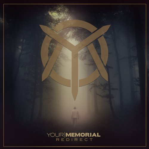 CD cover: forest scene with golden symbol and lone figure.