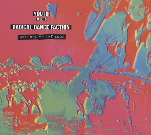 CD cover: abstract figures in blue and green on a red background.
