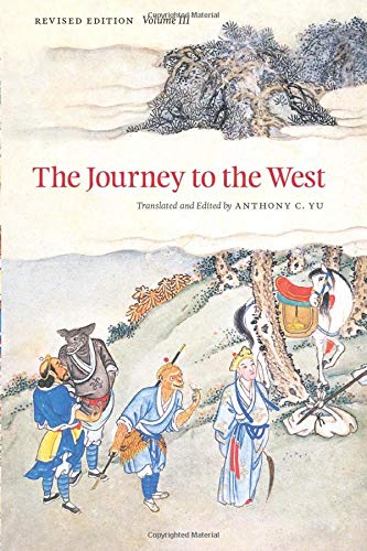 Book cover: “The Journey to the West, Volume 3” with illustrated scene.