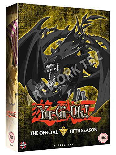 Yu-Gi-Oh! Season 5 DVD cover with a black dragon and logo.