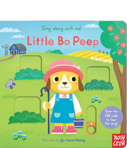 Cover of "Little Bo Peep" children’s book with a dog character.