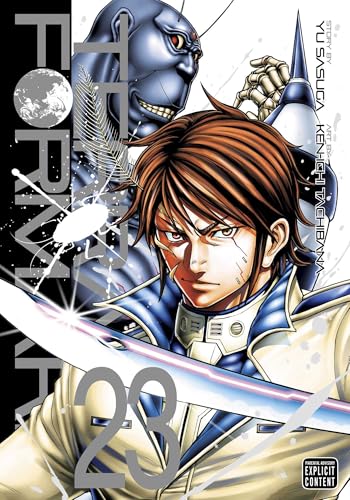 Manga cover: two characters, one human, one insectoid, with a sword.