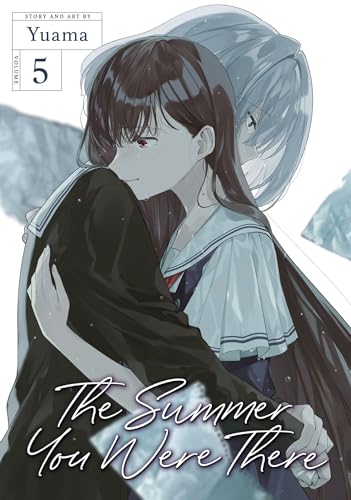 Manga volume 5 cover with two young women embracing in the rain.