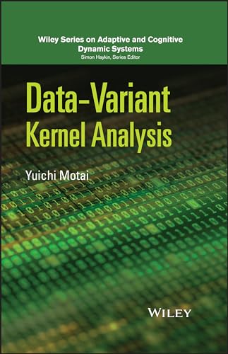 Book cover for "Data-Variant Kernel Analysis" with green binary code background.
