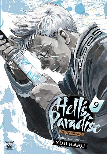 Manga cover featuring a man with white hair holding a sword against a background.