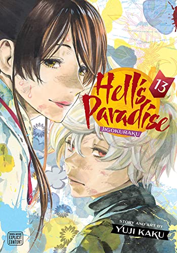 Manga cover art featuring a woman and a man with white hair.