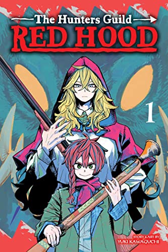 Comic cover featuring two young characters with weapons, red hood prominent.