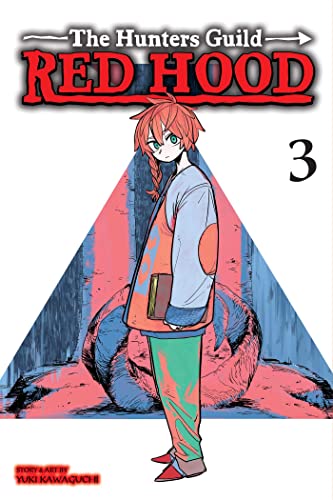 Manga cover: Red Hood, a young woman with red hair, holding a book.