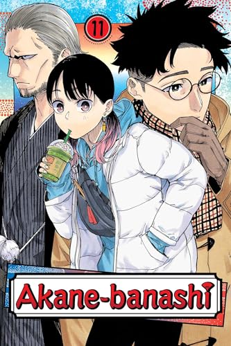 Manga cover featuring three characters, a man, a girl with pink hair, and another man.