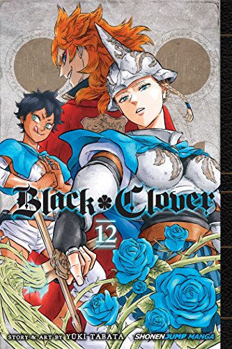 Manga cover featuring Charlotte Roselei, Sol Marron, and Fuegoleon Vermillion with blue roses.