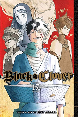 Black Clover volume 17 manga cover featuring Asta, Sister Lily, and other characters.