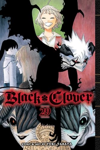 Black Clover manga volume 29 cover featuring a central horned character and other figures.