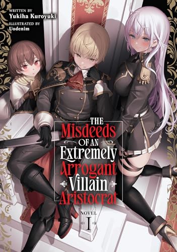 Light novel cover with three anime-style characters and red title text.