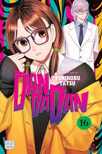 Manga cover featuring a girl with glasses and a man in a lab coat.