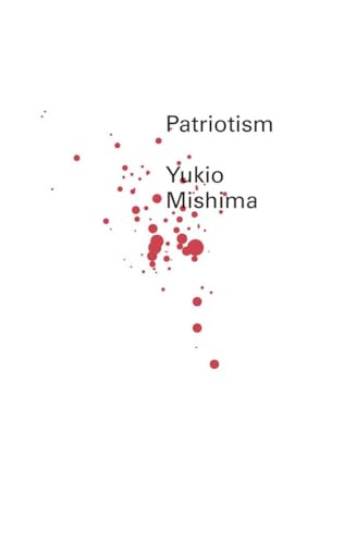 Book cover for Patriotism by Yukio Mishima with red dots on a white background.