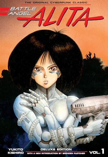Cover of “Battle Angel Alita” volume one, featuring a cyborg woman.