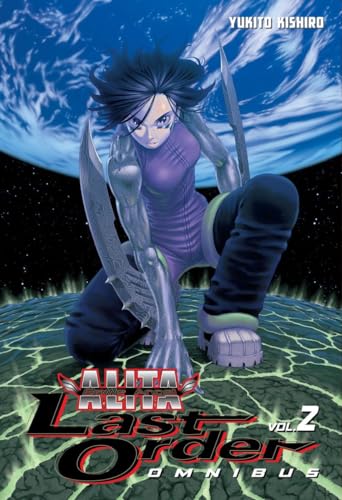 Battle Angel Alita: Last Order Omnibus 2 cover, cyborg warrior with blades.