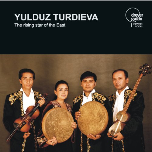 Yulduz Turdieva and musicians with traditional instruments, album cover.