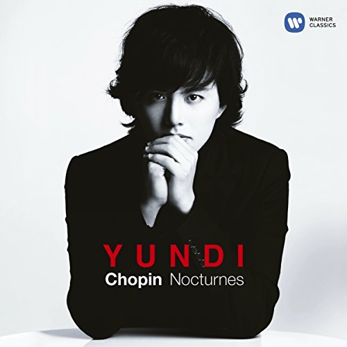 Yundi Li portrait album cover for Chopin Nocturnes CD.