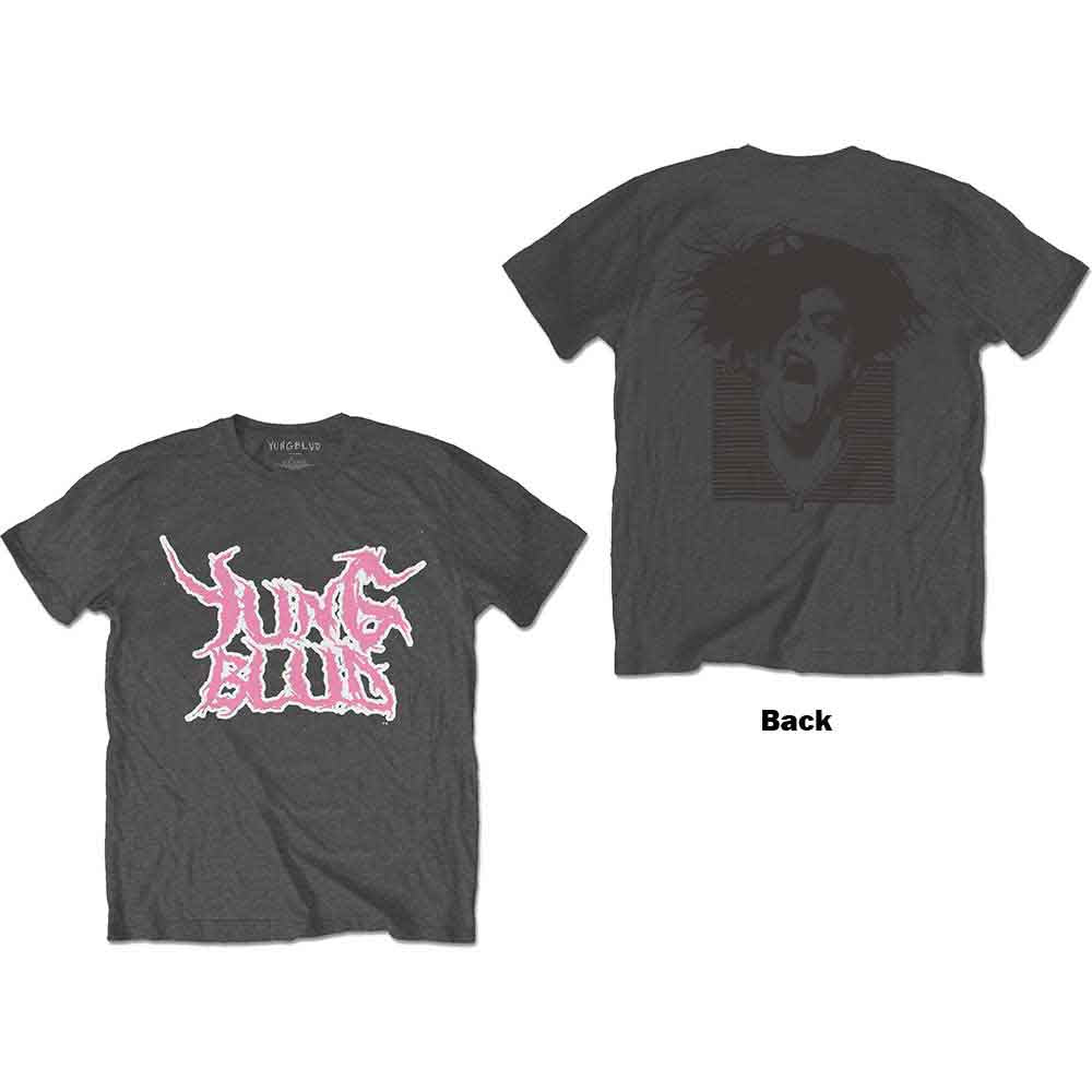 Pink Yungblud t-shirt, unisex style, XX-Large, with back graphic print.
